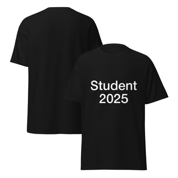 Student 2025 – t-shirt der viser at du gjorde det!