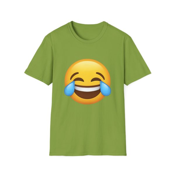 Face with Tears of Joy T-shirt – Sjov emoji T-shirt | Humor, good vibes og grin - Billede 4