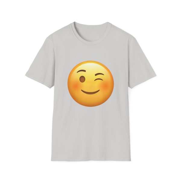 Wink Emoji T-shirt – Sjov og flabet emoji T-shirt | Humor, flirt og attitude - Billede 18