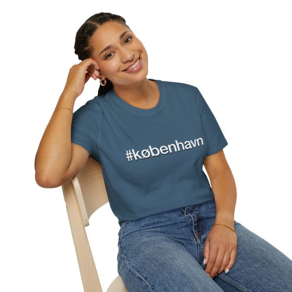 #københavn T-shirt – Trendy T-shirt med hashtag | Til dig der elsker København - Billede 13