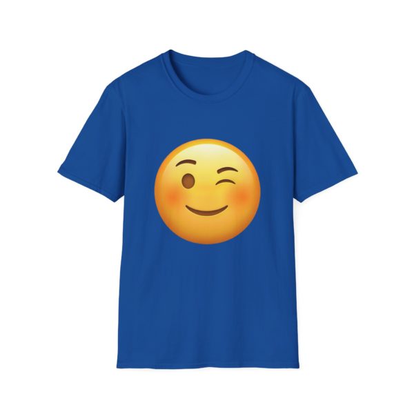 Wink Emoji T-shirt – Sjov og flabet emoji T-shirt | Humor, flirt og attitude - Billede 13