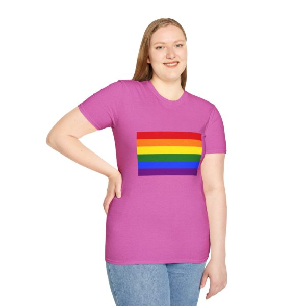 Regnbue Pride T-shirt – Rainbow LGBT Statement Tee - Billede 13