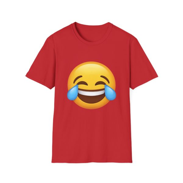 Face with Tears of Joy T-shirt – Sjov emoji T-shirt | Humor, good vibes og grin - Billede 14