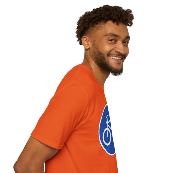 Cykel T-shirt – T-shirt med cykelsymbol | Perfekt til cyklister og byelskere - Billede 7