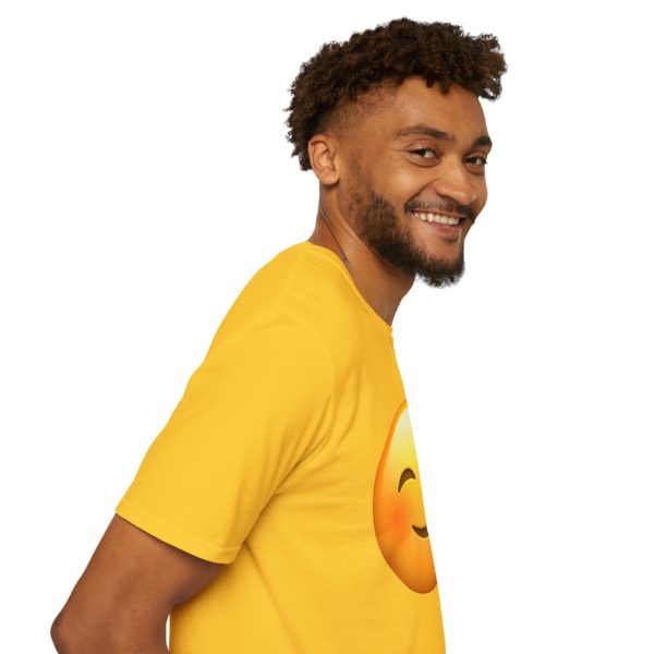Glad smiley / emoji T-shirt | Positiv energi og retro-stil - Billede 13