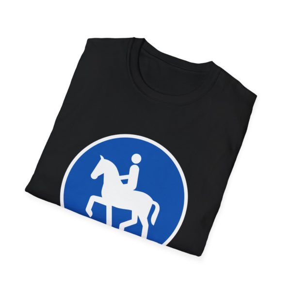 Ridesti T-shirt – T-shirt med hesteskilt | Perfekt til ryttere og hesteelskere 🐎 - Billede 3