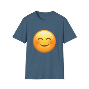 Glad smiley / emoji T-shirt | Positiv energi og retro-stil