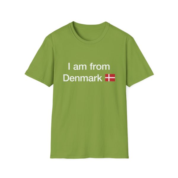I Am From Denmark T-shirt – Dansk flag T-shirt til rejsende, turister og udlandsdanskere - Billede 5