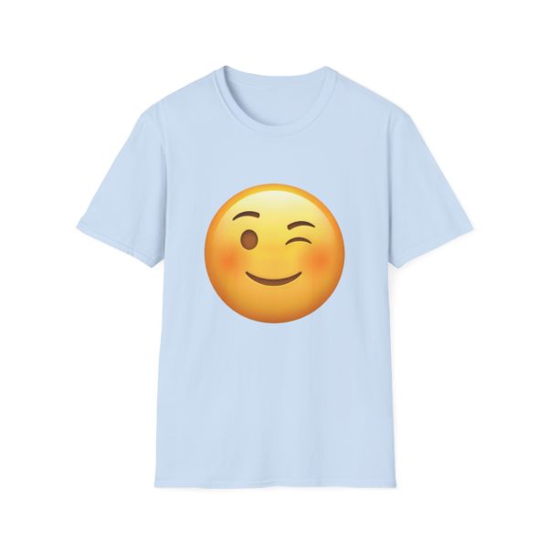 Wink Emoji T-shirt – Sjov og flabet emoji T-shirt | Humor, flirt og attitude - Billede 21