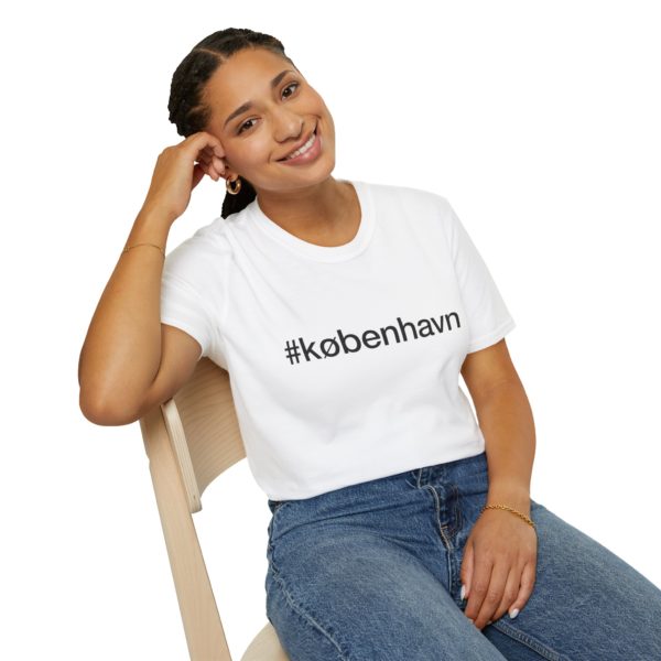 #københavn T-shirt – Trendy T-shirt med hashtag | Til dig der elsker København - Billede 19