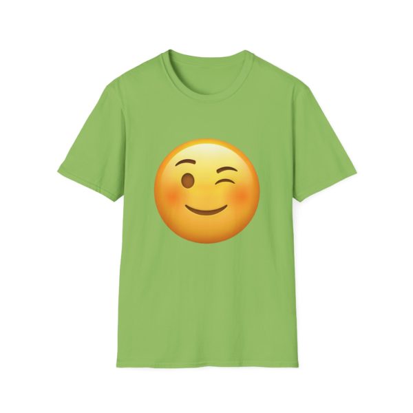 Wink Emoji T-shirt – Sjov og flabet emoji T-shirt | Humor, flirt og attitude - Billede 19