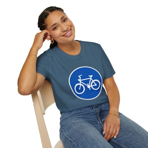 Cykel T-shirt – T-shirt med cykelsymbol | Perfekt til cyklister og byelskere - Billede 14