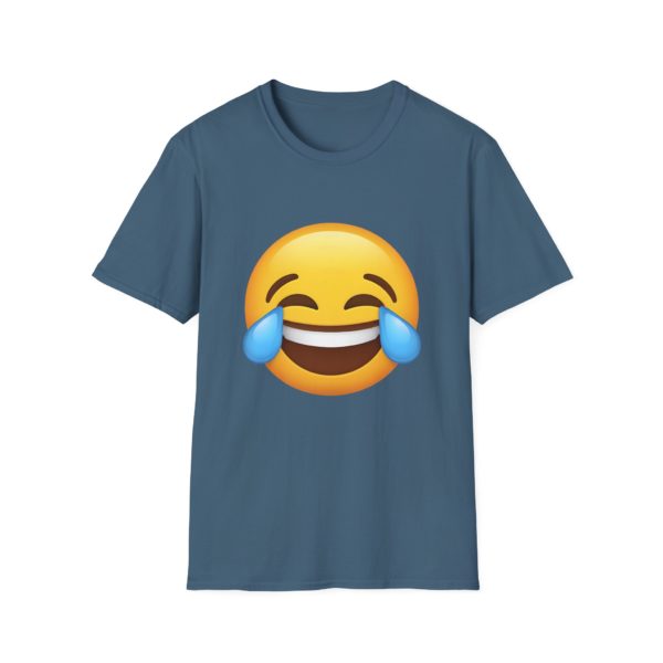 Face with Tears of Joy T-shirt – Sjov emoji T-shirt | Humor, good vibes og grin - Billede 9