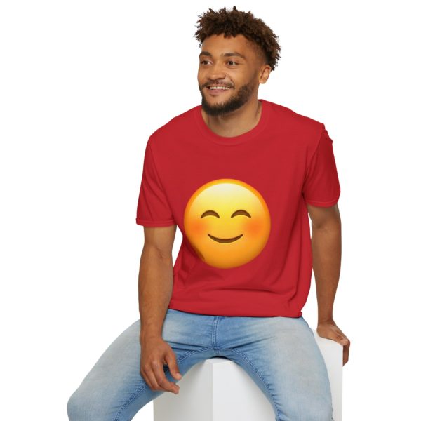 Glad smiley / emoji T-shirt | Positiv energi og retro-stil - Billede 10