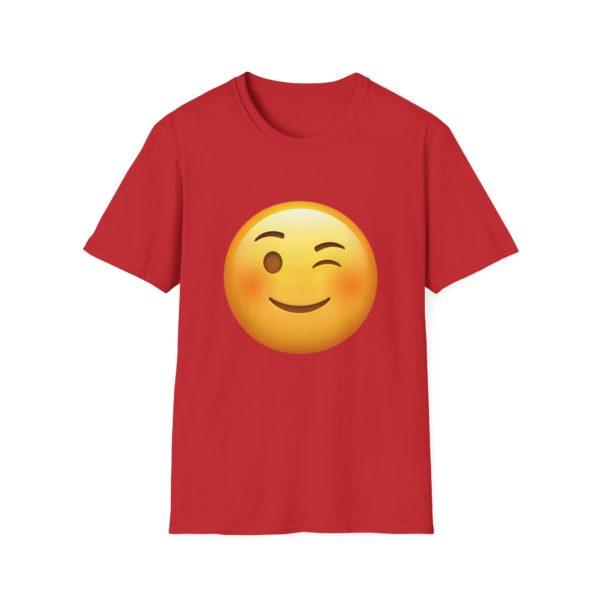 Wink Emoji T-shirt – Sjov og flabet emoji T-shirt | Humor, flirt og attitude - Billede 14