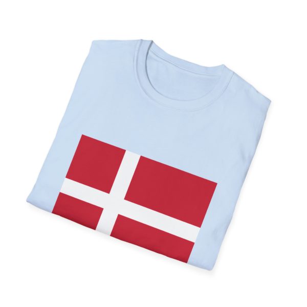 Dannebrog T-shirt – T-shirt med dansk flag | Perfekt til fodbold, rejser, EM og nationaldag osv. - Billede 19