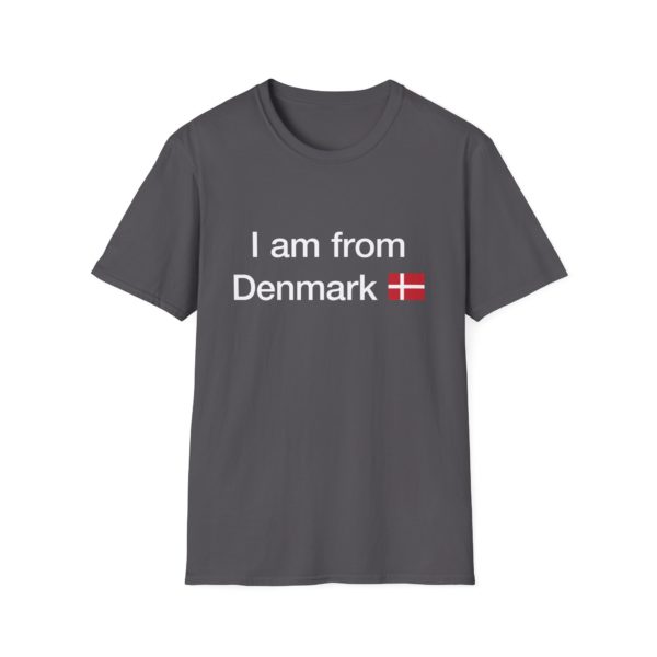 I Am From Denmark T-shirt – Dansk flag T-shirt til rejsende, turister og udlandsdanskere