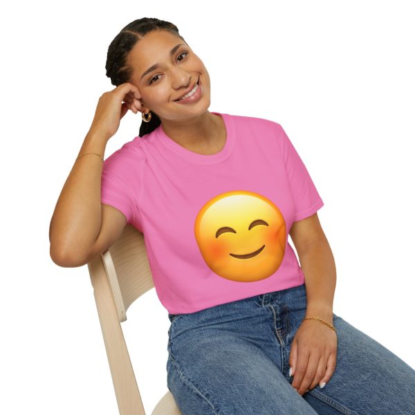Glad smiley / emoji T-shirt | Positiv energi og retro-stil - Billede 15