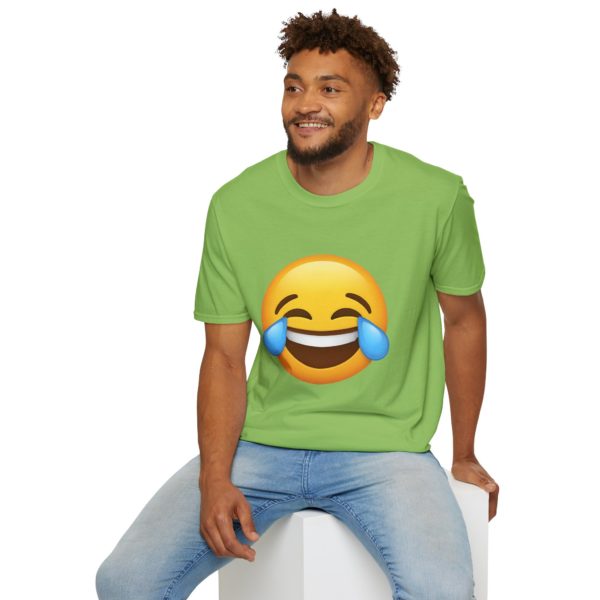 Face with Tears of Joy T-shirt – Sjov emoji T-shirt | Humor, good vibes og grin - Billede 20