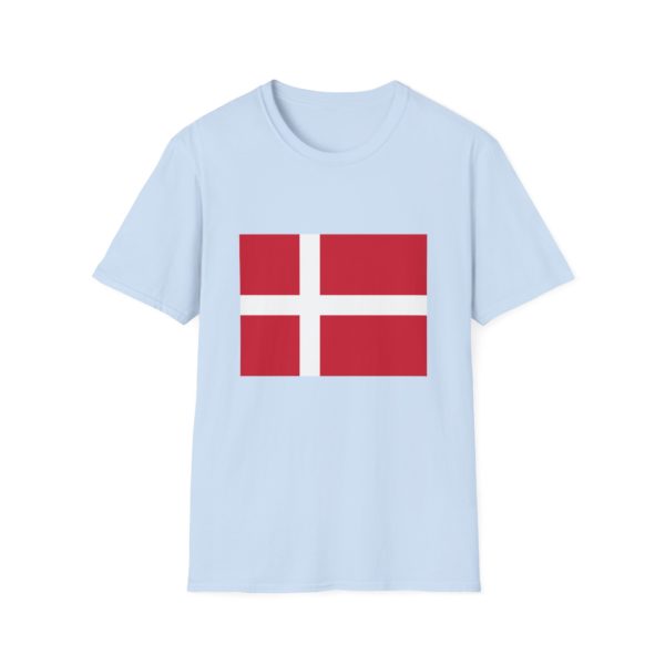 Dannebrog T-shirt – T-shirt med dansk flag | Perfekt til fodbold, rejser, EM og nationaldag osv. - Billede 18