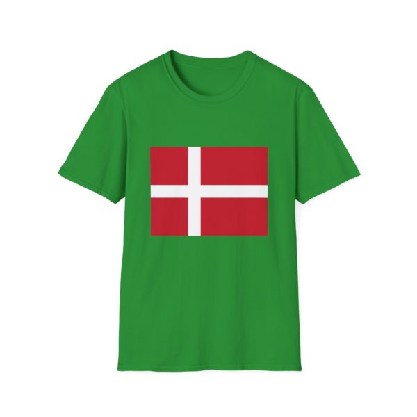 Dannebrog T-shirt – T-shirt med dansk flag | Perfekt til fodbold, rejser, EM og nationaldag osv. - Billede 7