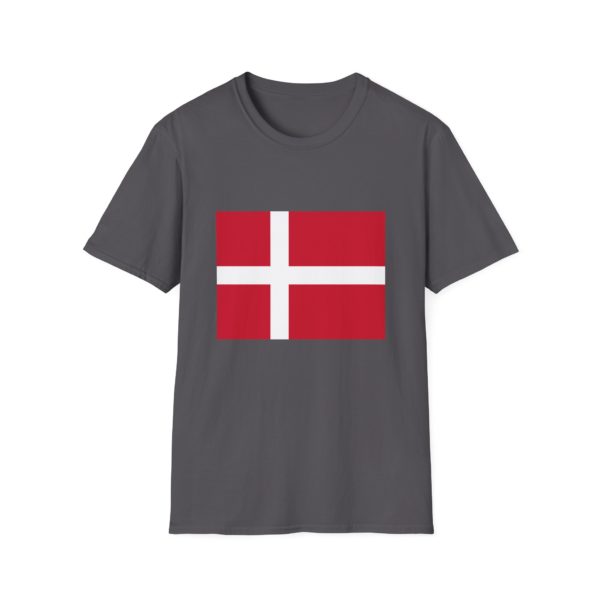 Dannebrog T-shirt – T-shirt med dansk flag | Perfekt til fodbold, rejser, EM og nationaldag osv. - Billede 10