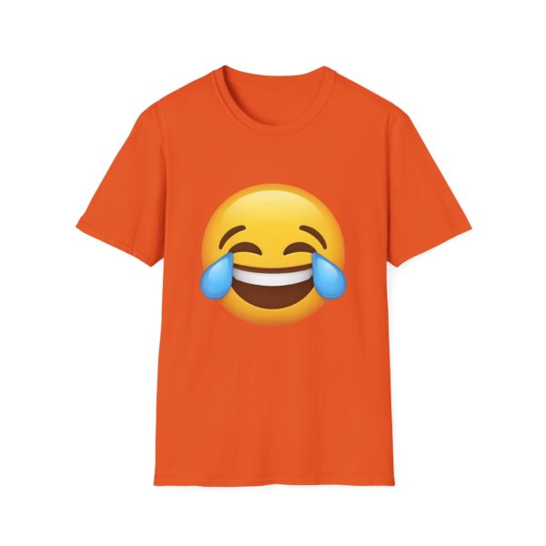 Face with Tears of Joy T-shirt – Sjov emoji T-shirt | Humor, good vibes og grin - Billede 5