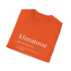 Klimatosse – ordbogs T-shirt