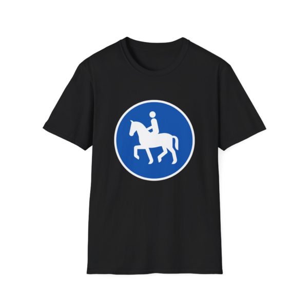 Ridesti T-shirt – T-shirt med hesteskilt | Perfekt til ryttere og hesteelskere 🐎 - Billede 2