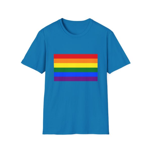 Regnbue Pride T-shirt – Rainbow LGBT Statement Tee - Billede 4