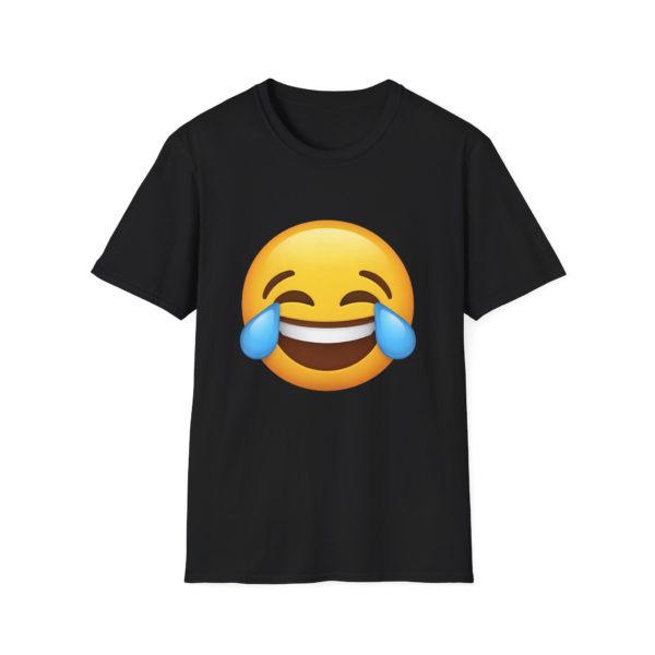 Face with Tears of Joy T-shirt – Sjov emoji T-shirt | Humor, good vibes og grin