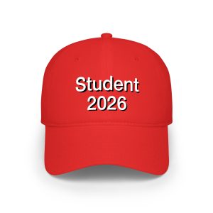 Student 2026 cap – broderet studenter kasket i flere farver | Perfekt studentergave